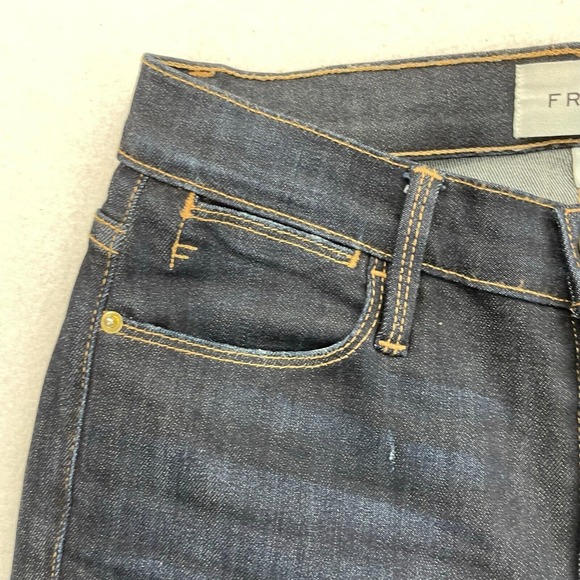 Frame Womens Blue Le High Skinny Mid Rise Pants Jeans Size 24 - Picture 5 of 11